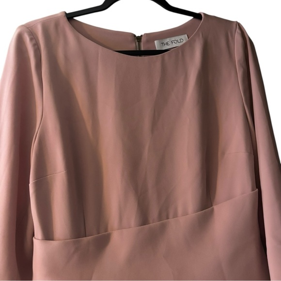 The Fold London Camelot Dress ASO Princess Beatrice Blush Pink Size 6 - Picture 2 of 9